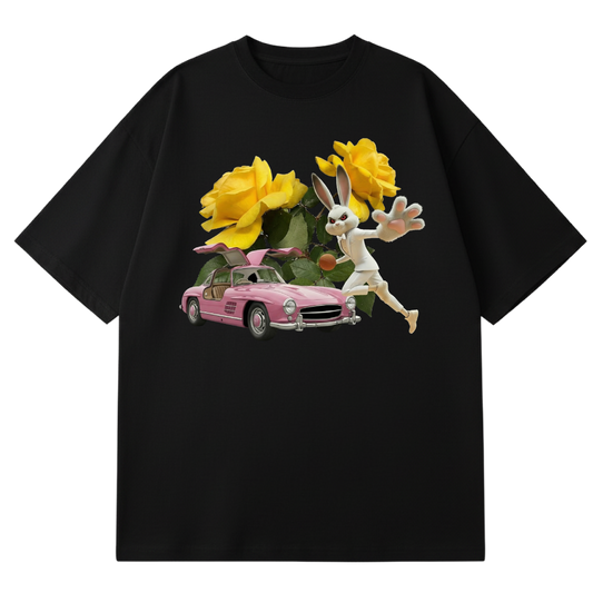 BLACK LEMONADE CORE - MOTHER'S PETALS - YELLOW ROSE WHITE BUNNY (BLACK)