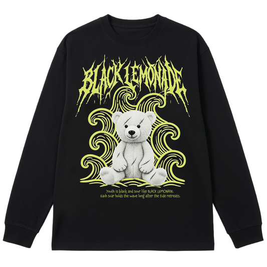 BLACK LEMONADE CORE - FREE YOUR PLUSH - KANAGAWA BEAR (BLACK)