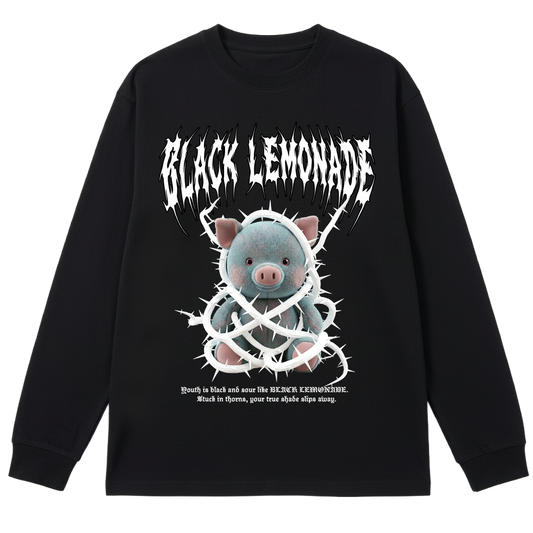 BLACK LEMONADE CORE - FREE YOUR PLUSH - THORN PIGGY (BLACK)