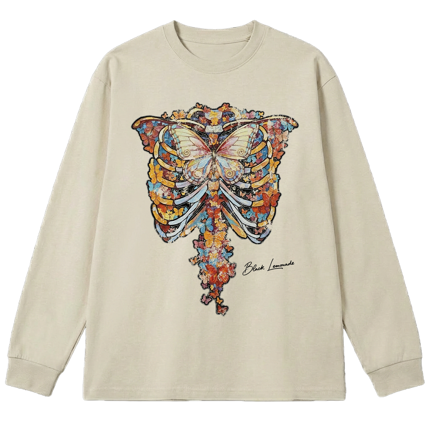 BLACK LEMONADE CORE - CAGED BUTTERFLY - FOSSIL CAGE (KHAKI)