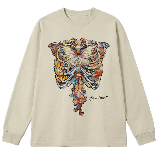 BLACK LEMONADE CORE - CAGED BUTTERFLY - FOSSIL CAGE (KHAKI)