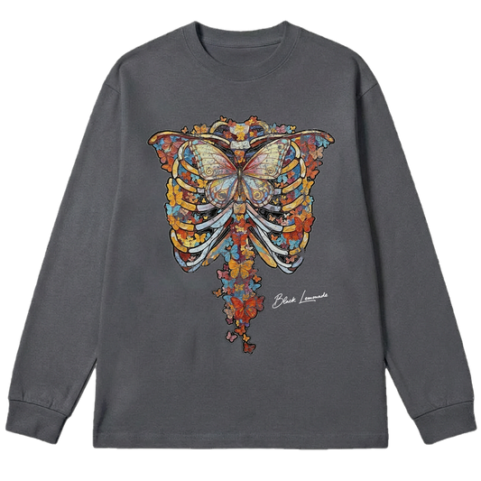 BLACK LEMONADE CORE - CAGED BUTTERFLY - FOSSIL CAGE (DARK GREY)