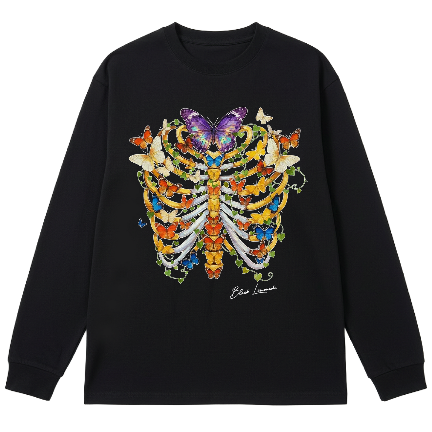 BLACK LEMONADE CORE - CAGED BUTTERFLY - BIRTH CAGE (BLACK)