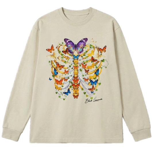 BLACK LEMONADE CORE - CAGED BUTTERFLY - BIRTH CAGE (KHAKI)