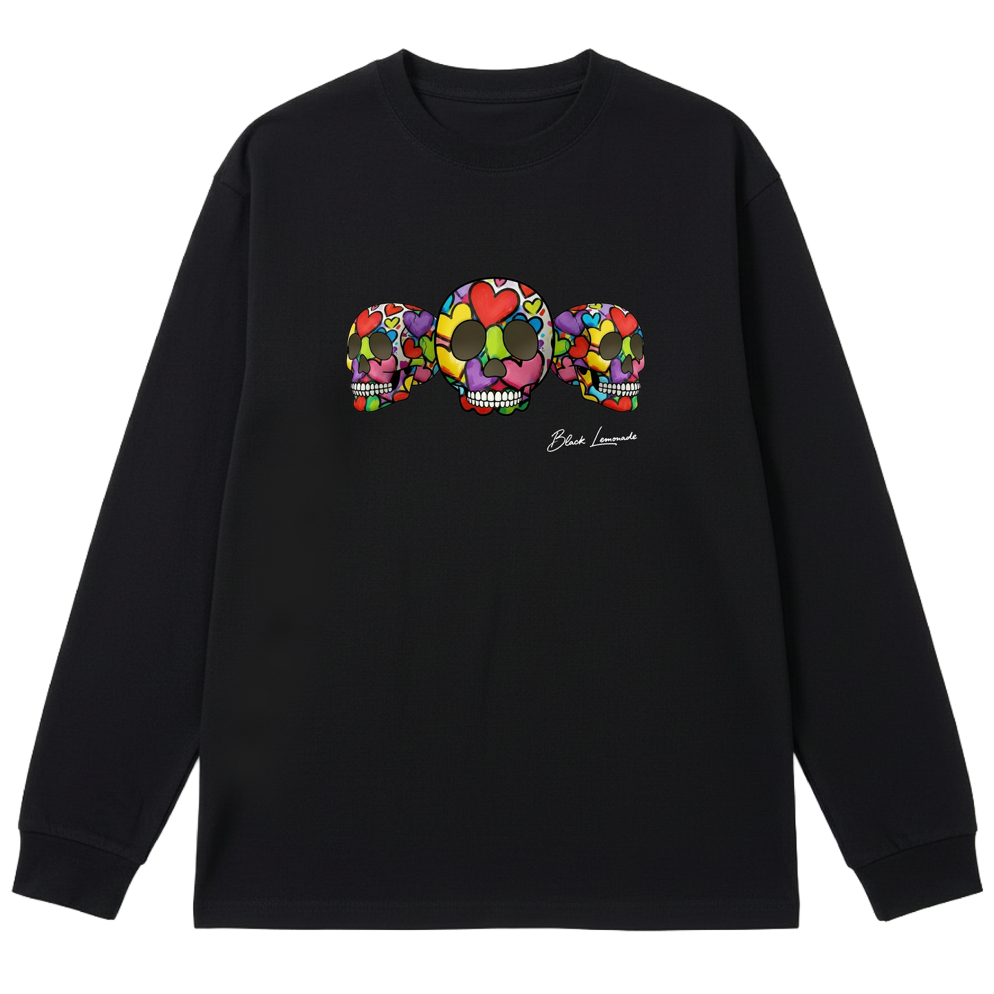 BLACK LEMONADE CORE - CAGED BUTTERFLY - BLOSSOM SKULL (BLACK)