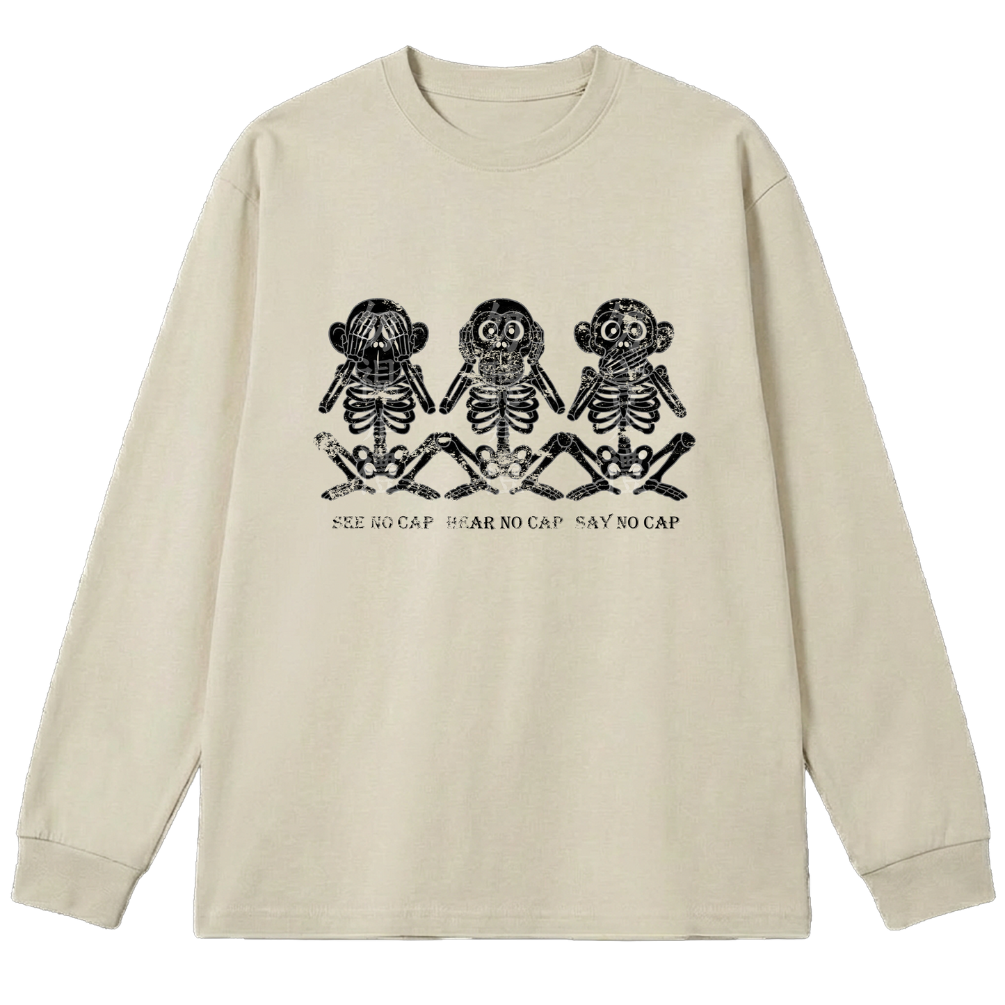 BLACK LEMONADE CORE - SEE:NO:CAP / HEAR:NO:CAP / SAY:NO:CAP - MONKEY (KHAKI)