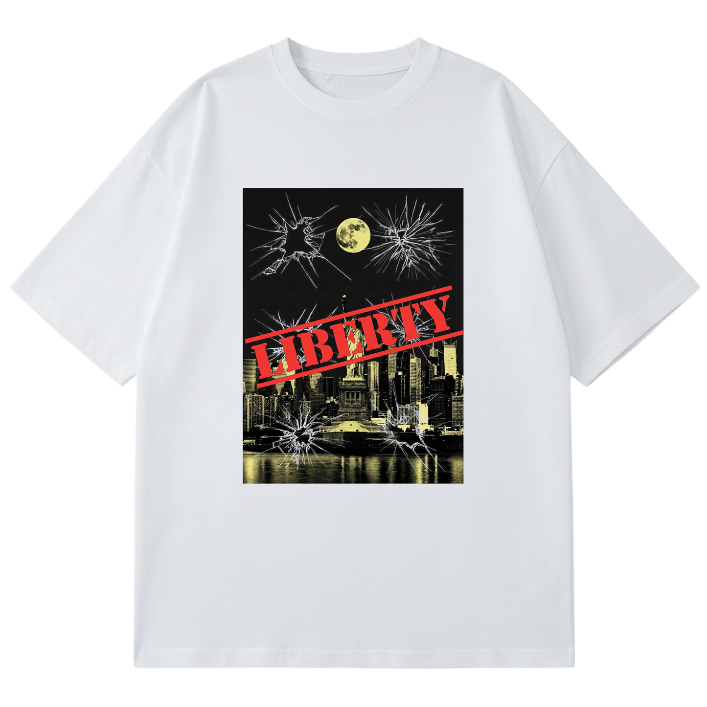 BLACK LEMONADE SIGNATURE - MERCILESS MOON GLITTER - NEW YORK (WHITE)