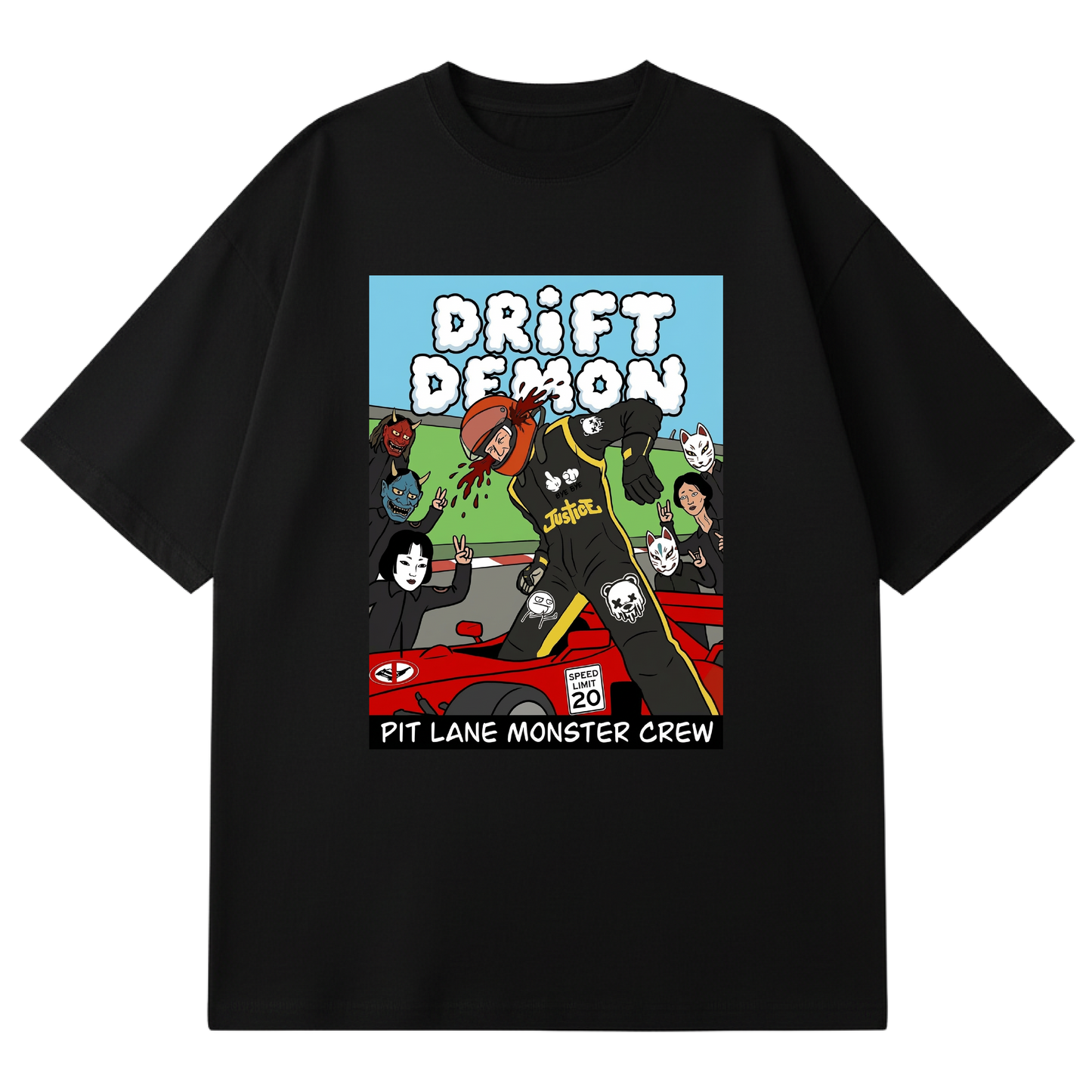 DRIFT DEMON - PIT LANE MONSTER CREW - YOKAI (BLACK)