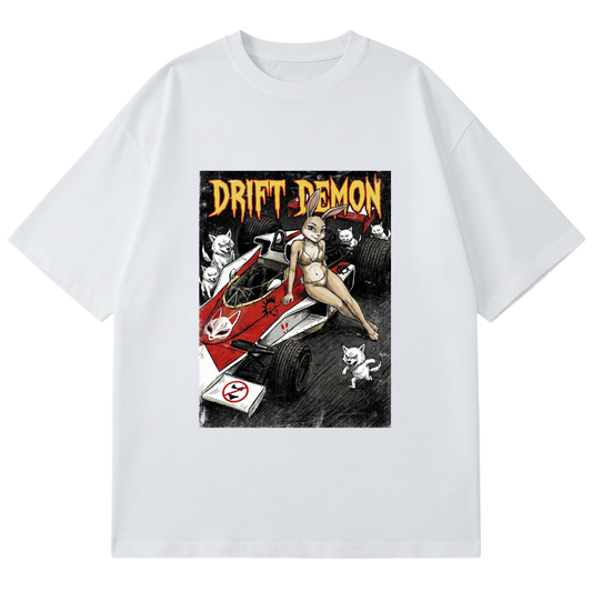 DRIFT DEMON - PIT LANE MONSTER CREW - USAGI & KITSUNE (WHITE)