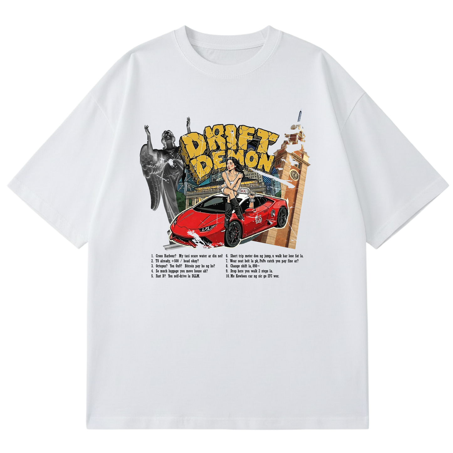 DRIFT DEMON - CITY SINNERS - HONG KONG (WHITE)