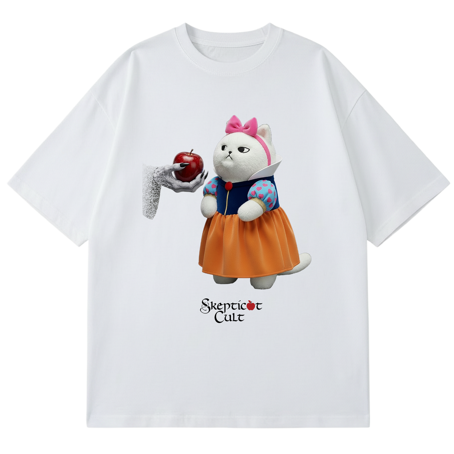 SKEPTICAT CULT - NO FAIRY TALE - POISON APPLE (WHITE)