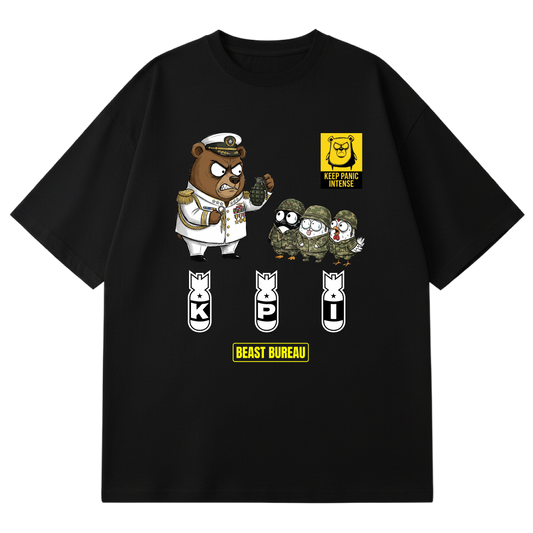 BEAST BUREAU - K.P.I. - KEEP PANIC INTENSE (BLACK)