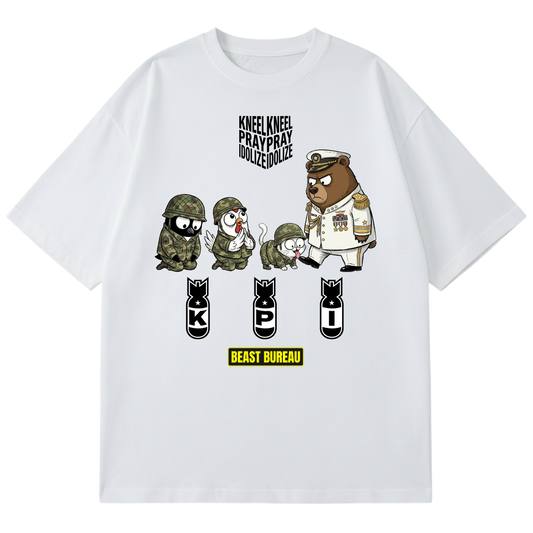 BEAST BUREAU - K.P.I. - KNEEL. PRAY. IDOLIZE. (WHITE)