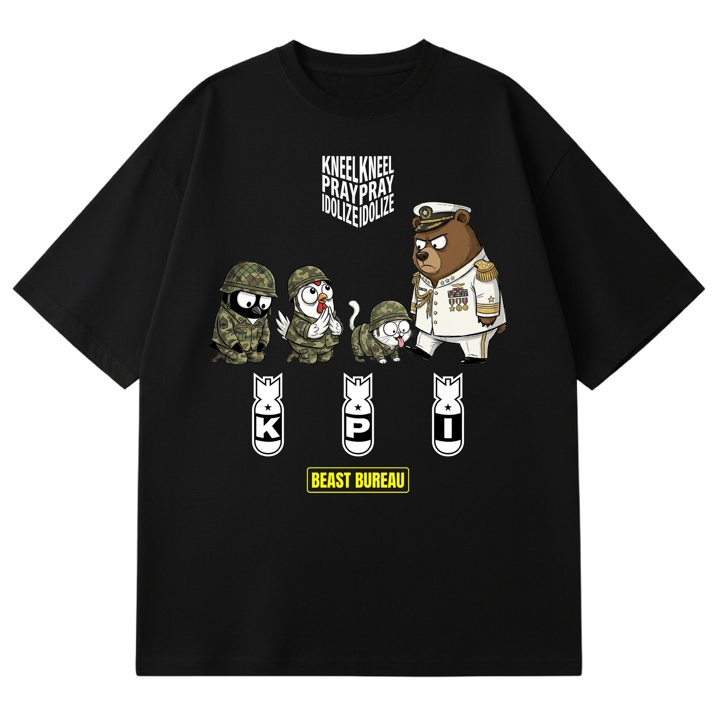 BEAST BUREAU - K.P.I. - KNEEL. PRAY. IDOLIZE. (BLACK)