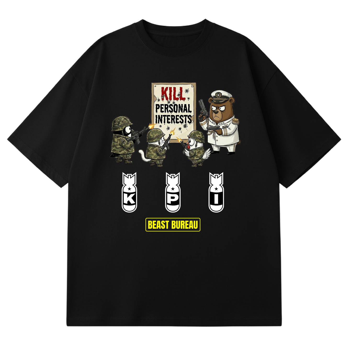 BEAST BUREAU - K.P.I. - KILL PERSONAL INTERESTS (BLACK)
