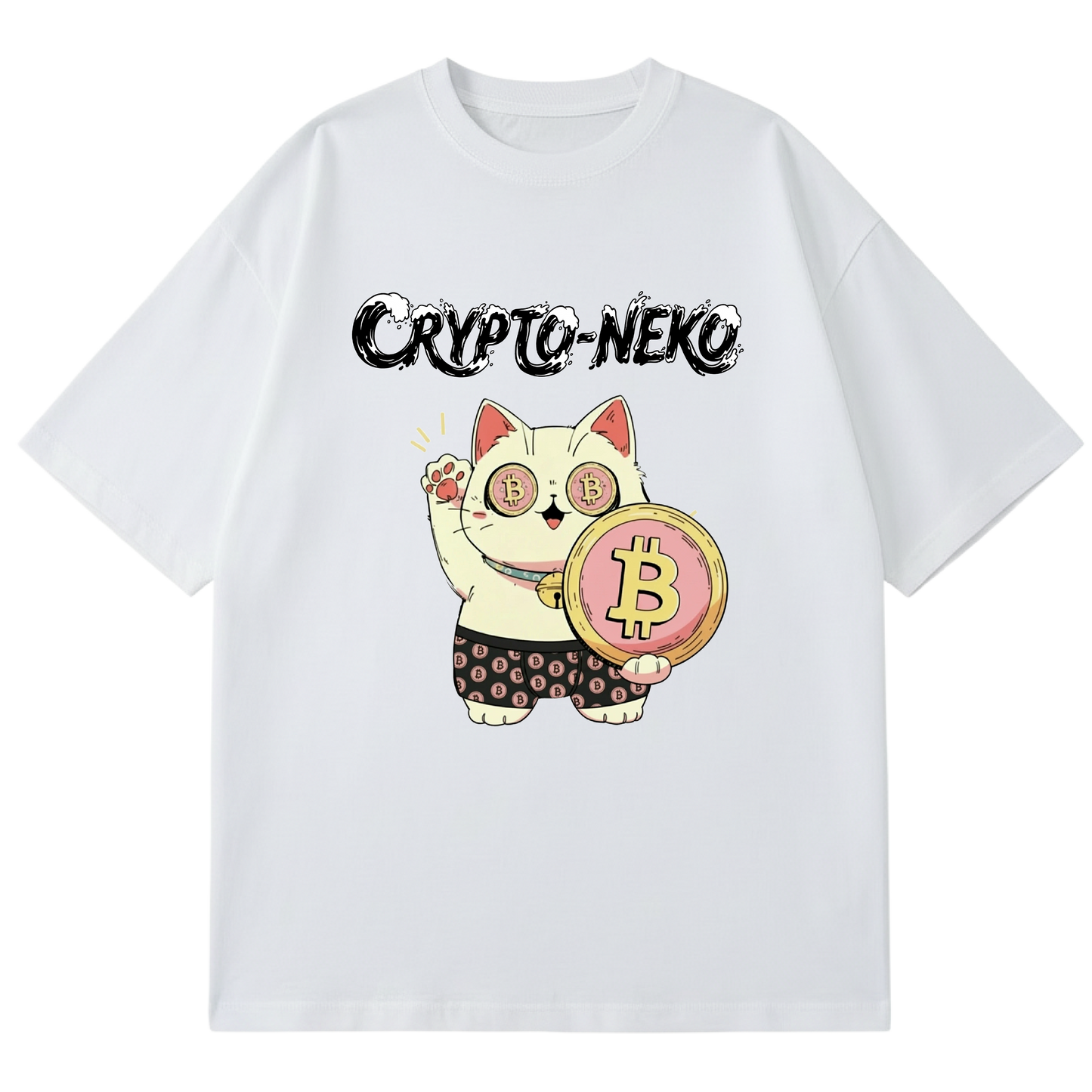 CRYPTO-NEKO - FIRST DROP - SURFER (WHITE)