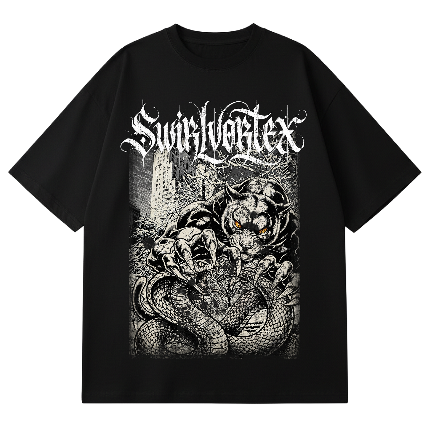 BLACK LEMONADE SIGNATURE - SWIRLVORTEX - SNOW FIGHT - BW (BLACK)