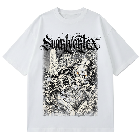 BLACK LEMONADE SIGNATURE - SWIRLVORTEX - SNOW FIGHT - BW (WHITE)