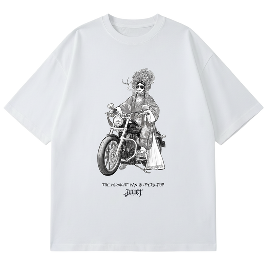 JULIET - MIDNIGHT RIDE OF DAN - B&W (WHITE)