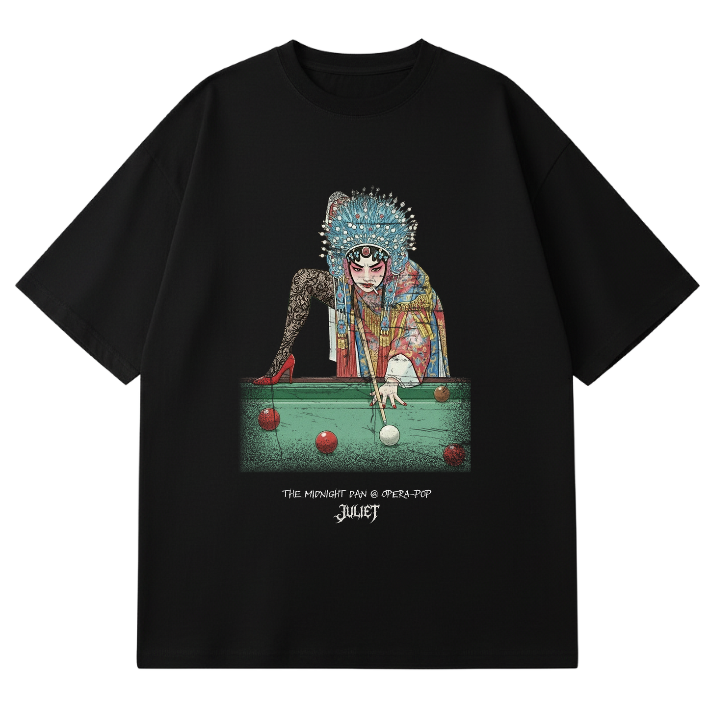 JULIET - SNOOKER QUEEN - VINTAGE (BLACK)