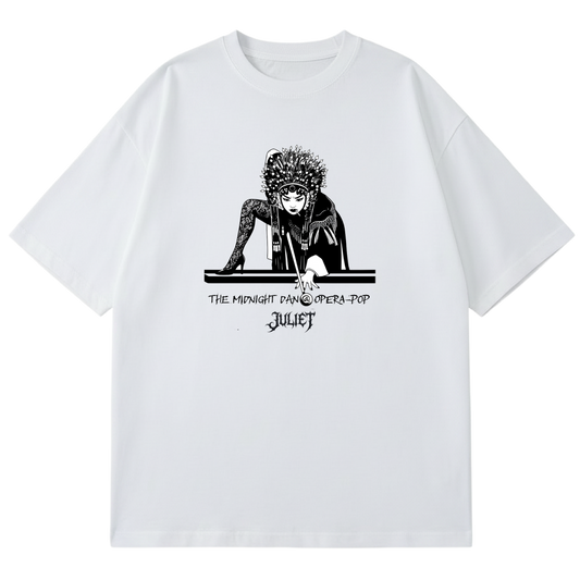 JULIET - SNOOKER QUEEN - B&W (WHITE)