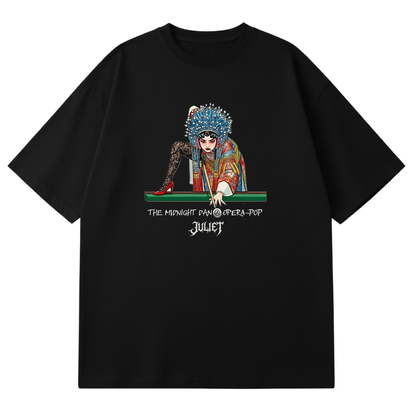 JULIET - SNOOKER QUEEN - HALF COLOR (BLACK)