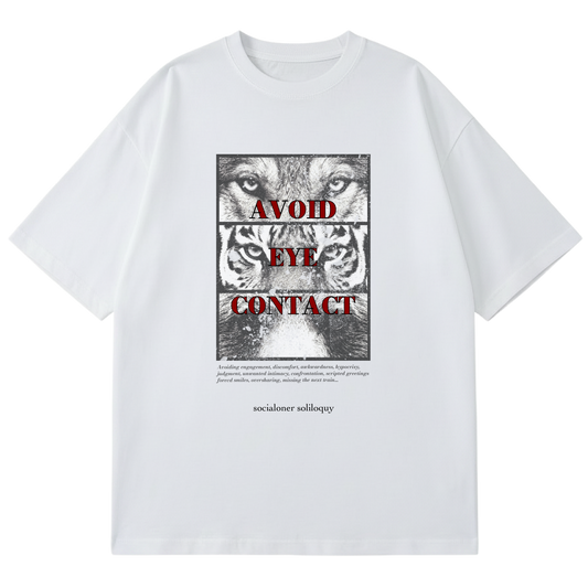 SOCIALONER SOLILOQUY - PROLOGUE - AVOID EYE CONTACT (WHITE)