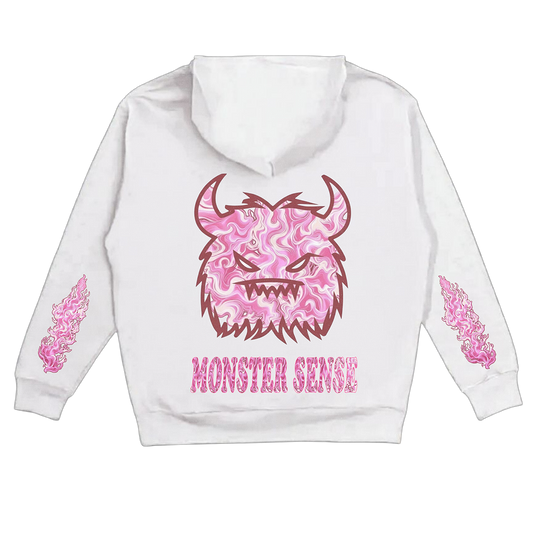 Monster Pink Flame Hoddies